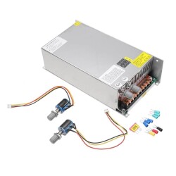 0-120V 8.5A 1000W Digital Adjustable Metal Case Power Supply - 1
