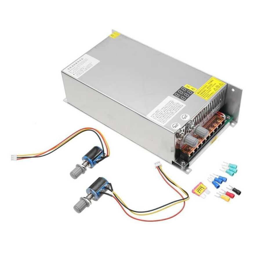  0-220v 5a 1000w Dijital Ayarlı Metal Kasa Güç Kaynağı