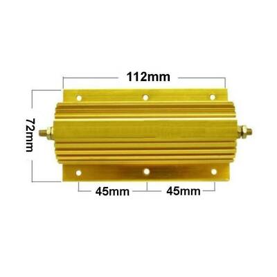 0.5R 300W RX24 Alüminyum Direnç - 2