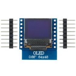 0.66'' 64x47 Oled Graphic LCD Screen - White 