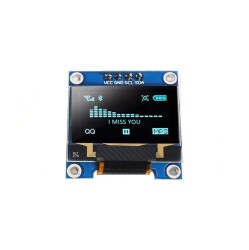 0.96'' 128x64 Oled Graphic LCD Screen - Blue 