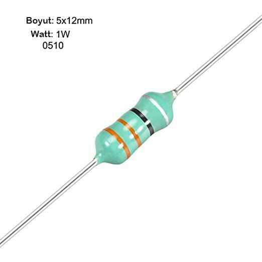  10uh 1w Direnç Tip Bobin - 0510