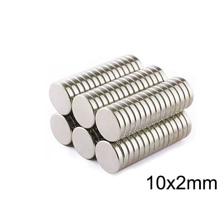  10x2mm Neodyum Güçlü Mıknatıs - Neodim Magnet