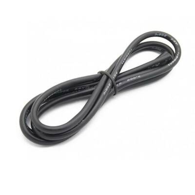 12 AWG Silicone Cable Black - 1 Meter - 1