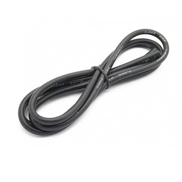  12 Awg Silikon Kablo Siyah - 1 Metre