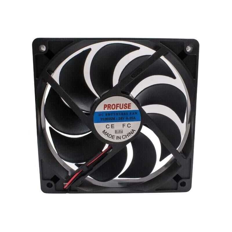  120x120x25mm 24v 0.25a Fan 2 Kablolu
