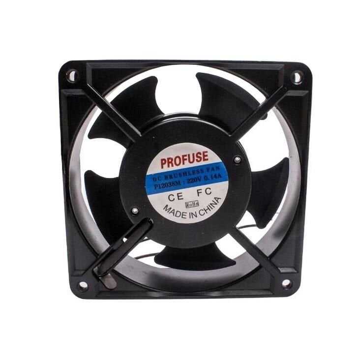  120x120x38mm 220v 0.14a Metal Fan 2 Kablolu