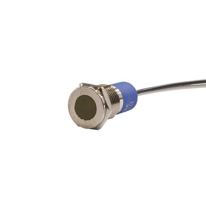  12mm 24v Sarı Led Metal Kablolu Sinyal Lambası Ip67 Gq12t-y