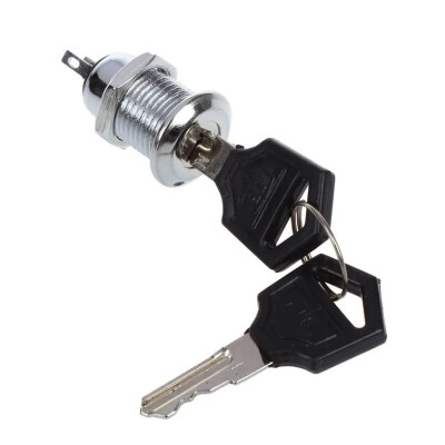 12mm Permanent Metal Latch Button with Key 0-1 - 2