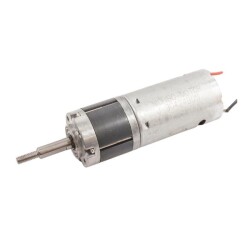12V 1000RPM 28mm Short DC Motor with Planetary Gearbox - Screw Shaft 