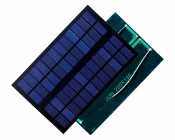 12V 100mA Güneş Paneli - Solar Pil 200x130mm - 1