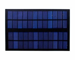 12V 100mA Güneş Paneli - Solar Pil 200x130mm - 2