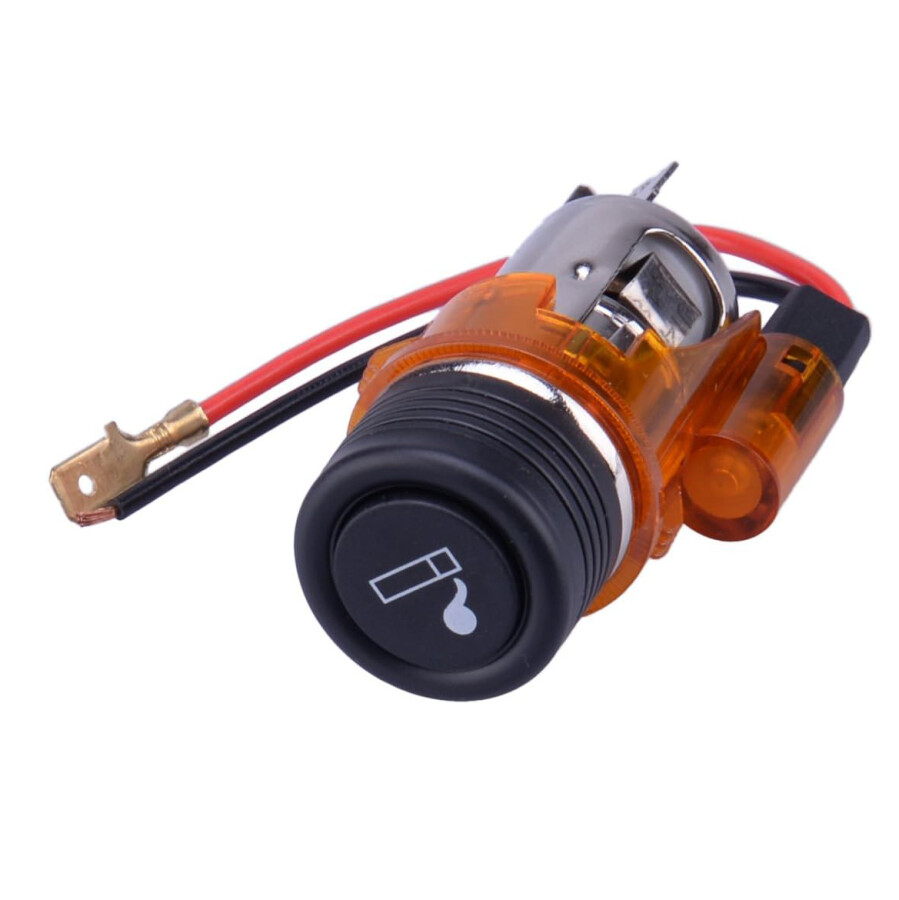  12v 120w Işıklı Oto Çakmaklık - Sarı