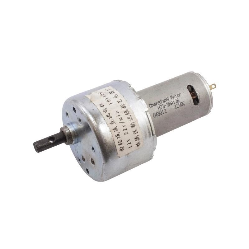  12v 22rpm 47mm Redüktörlü Dc Motor