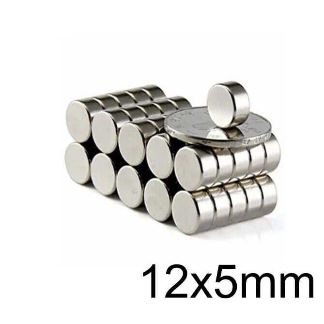  12x5mm Neodyum Güçlü Mıknatıs - Neodim Magnet