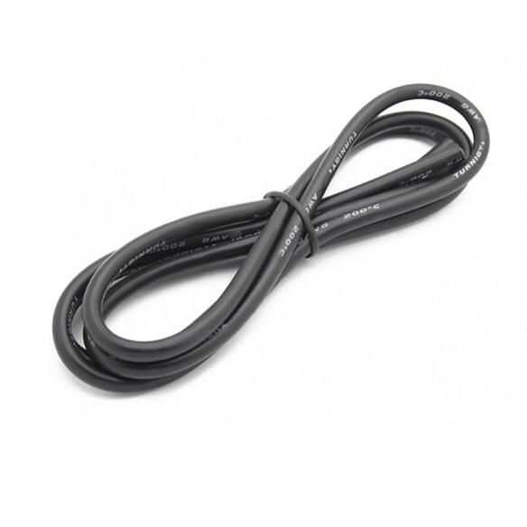  14 Awg Silikon Kablo Siyah - 1 Metre