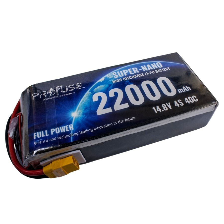 14,8v 4s 22000mah 40c Lipo Batarya