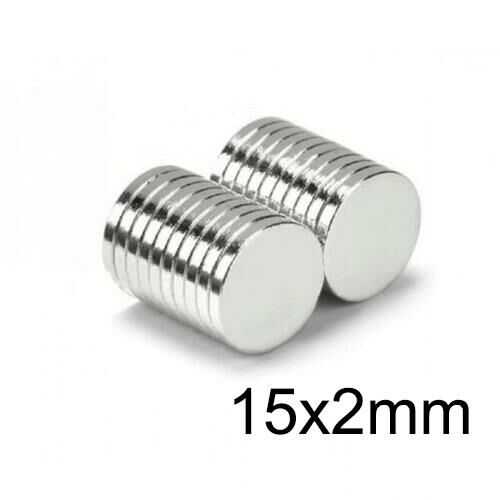  15x2mm Neodyum Güçlü Mıknatıs - Neodim Magnet