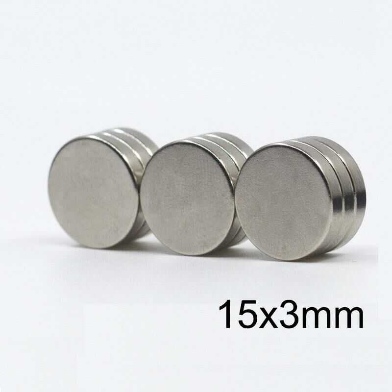  15x3mm Neodyum Güçlü Mıknatıs - Neodim Magnet