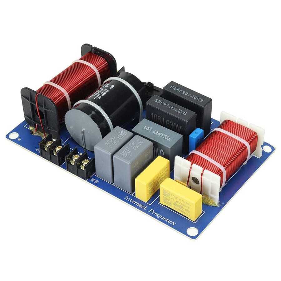 1600w 2 Yollu Hoparlör Crossover Ses Filtresi Frekans Bölücü