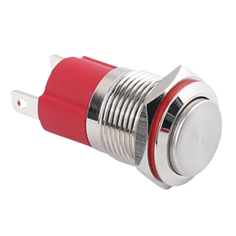  16d-g1 16mm Çıkık Yaylı Metal Buton