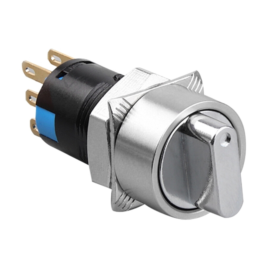  16x-p1 16mm Anahtarlı Mandal Buton 2no+2nc