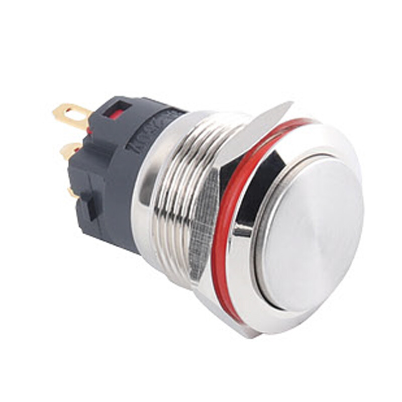  19a-g1 19mm Çıkık Yaylı Metal Buton
