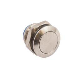 19mm Düz Yaylı Metal Buton - AV09C703 