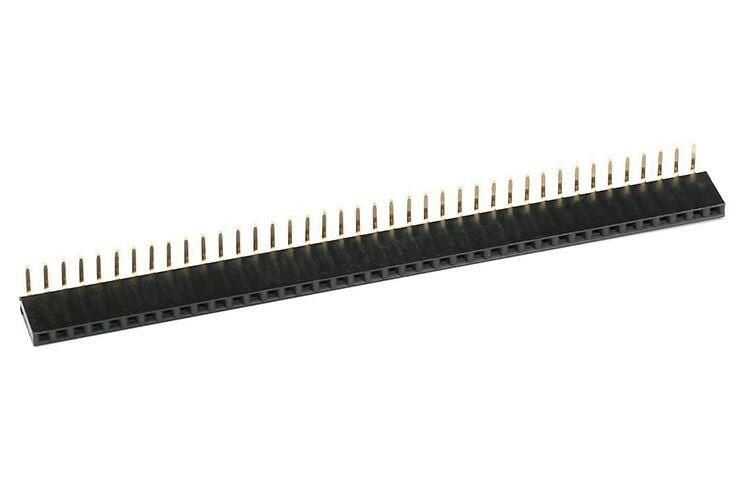  1x40 Dişi Header 40 Pin 90 Derece
