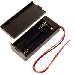 2 AAA Battery Holders - JSH PH-2.0 with Key and Cover - 2
