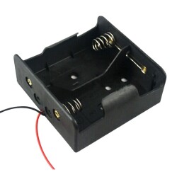 2 Battery Slots for D Type Batteries 