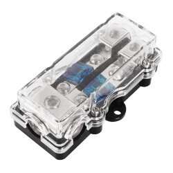 2-Channel Car Amplifier Fuse Box - 60A Fuse 