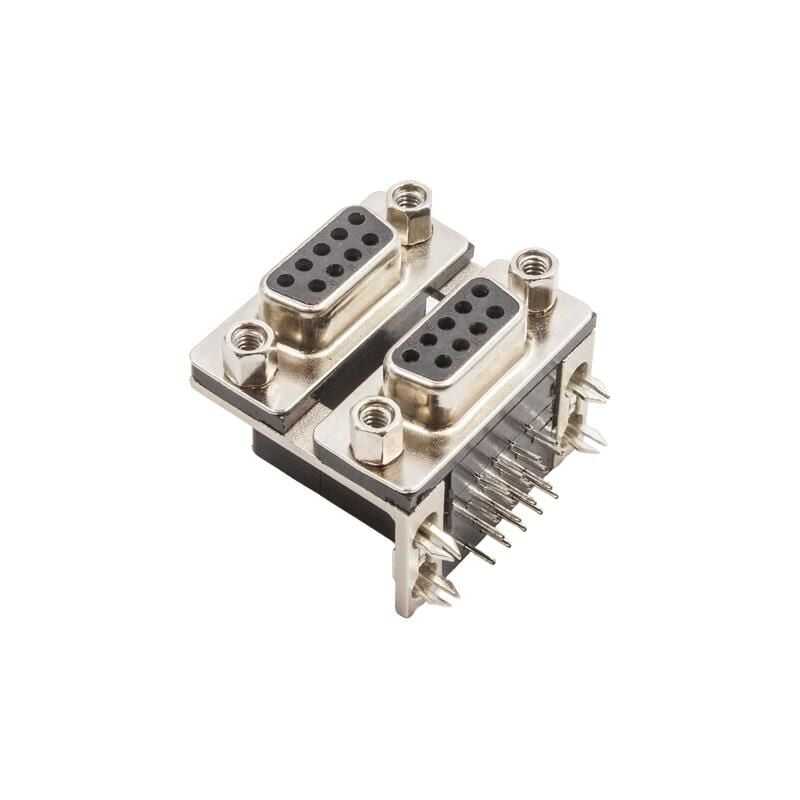 2 Port Rs232 Dişi Konnektör Pcb Tipi
