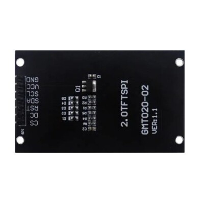 2.0'' 240x320 SPI Tam Renkli TFT LCD Ekran Modülü - GMT020-02 - 3