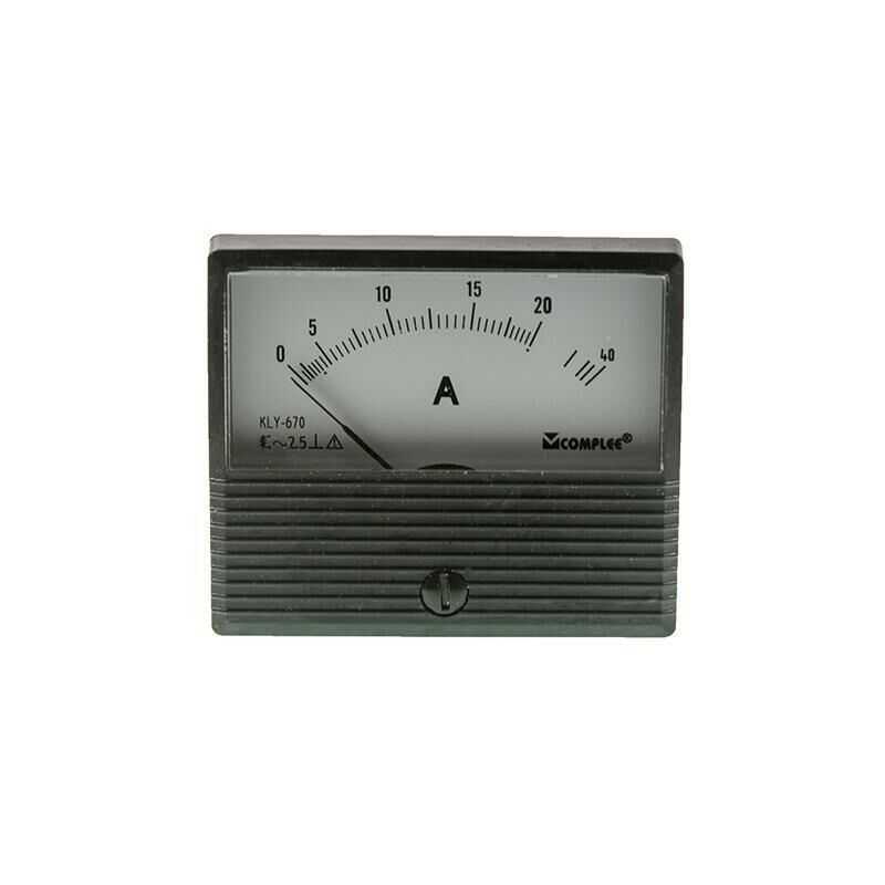 20a Analog Ampermetre - Panel Tipi Ölçü Aleti Kly-t670