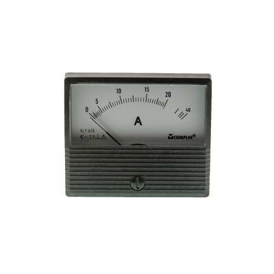 20A Analog Ampermetre - Panel Tipi Ölçü Aleti KLY-T670 - 1