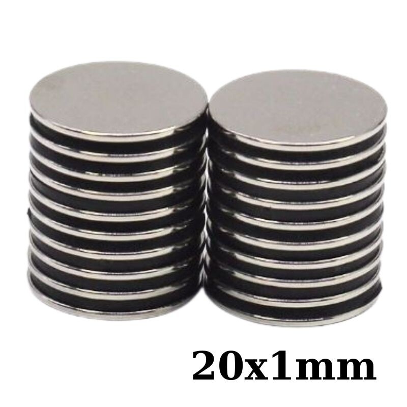  20x1mm Neodyum Güçlü Mıknatıs - Neodim Magnet