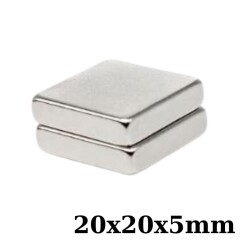 20x20x5mm Neodyum Güçlü Mıknatıs - Neodim Magnet 