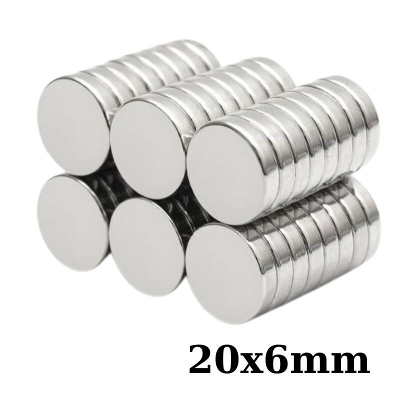 20x6mm Neodyum Güçlü Mıknatıs - Neodim Magnet