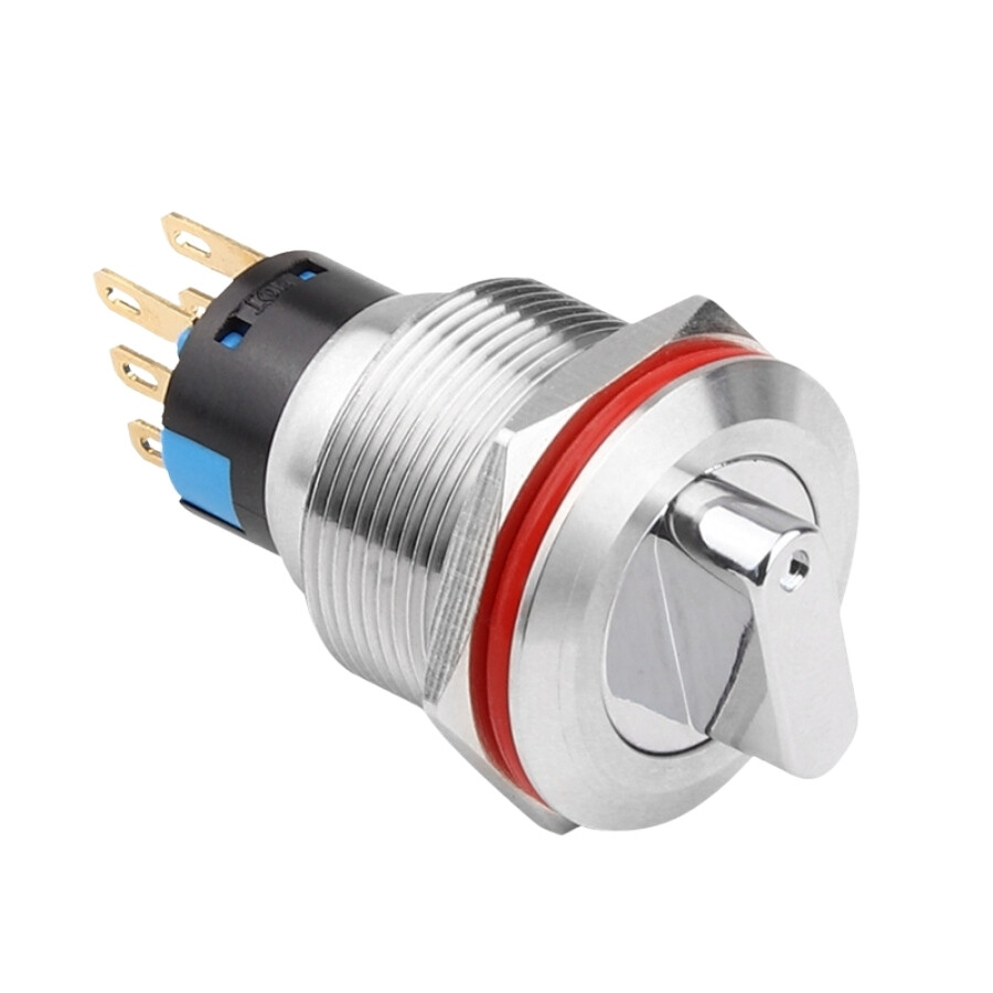  22x-p1 22mm Anahtarlı Mandal Buton 2no+2nc