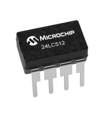 24LC512-I/P DIP-8 400kHz Mikrodenetleyici - 1