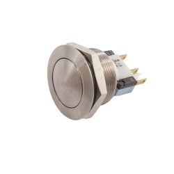 24mm Düz Yaylı Metal Buton - AV24LB404 