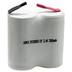 2.4V 2000mAh Süpürge Pili SP2000SC-2Y 