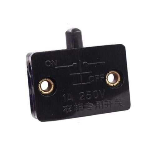 250v 1a Dolap Kapak Switch Nc - Siyah