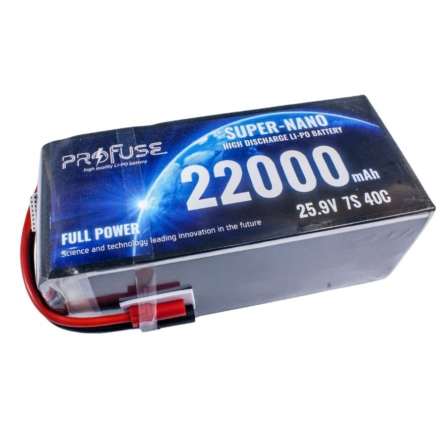  25,9v 7s 22000mah 40c Lipo Batarya
