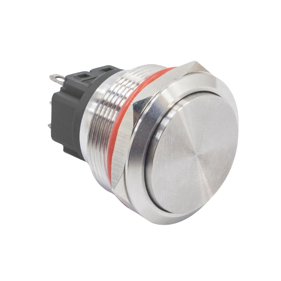  25b-g1z 25mm Çıkık Anahtarlı Metal Buton