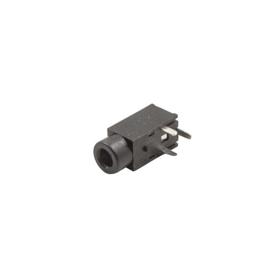  2.5mm Stereo Jack Dişi - Siyah
