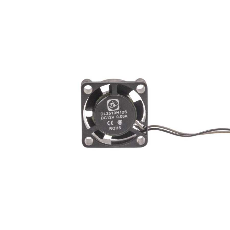  25x25x10mm 12v 0.08a Fan 2 Kablolu