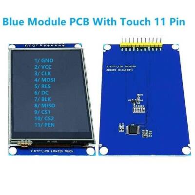 2.8'' Touch LCD Shield ILI9341 MRB2801 - 2