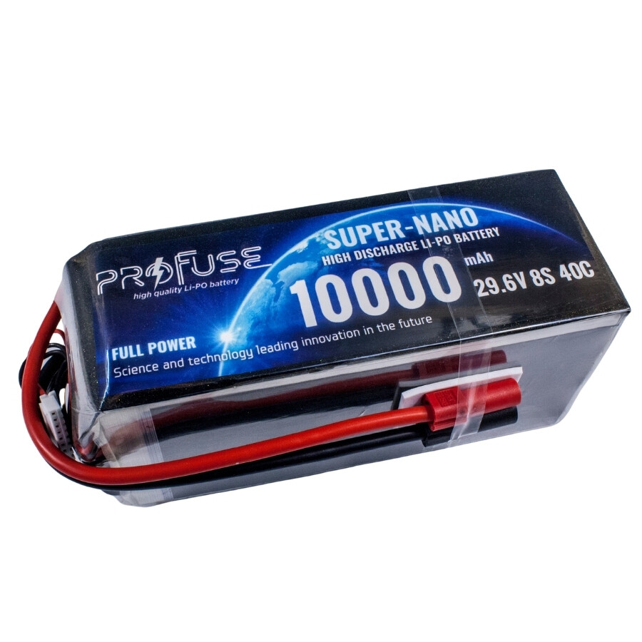 29,6v 8s 10000mah 40c Lipo Batarya